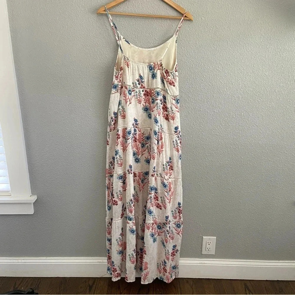 Suzanne Betro Spaghetti Strap Floral tiered dress size Small NWT - Picture 3 of 8
